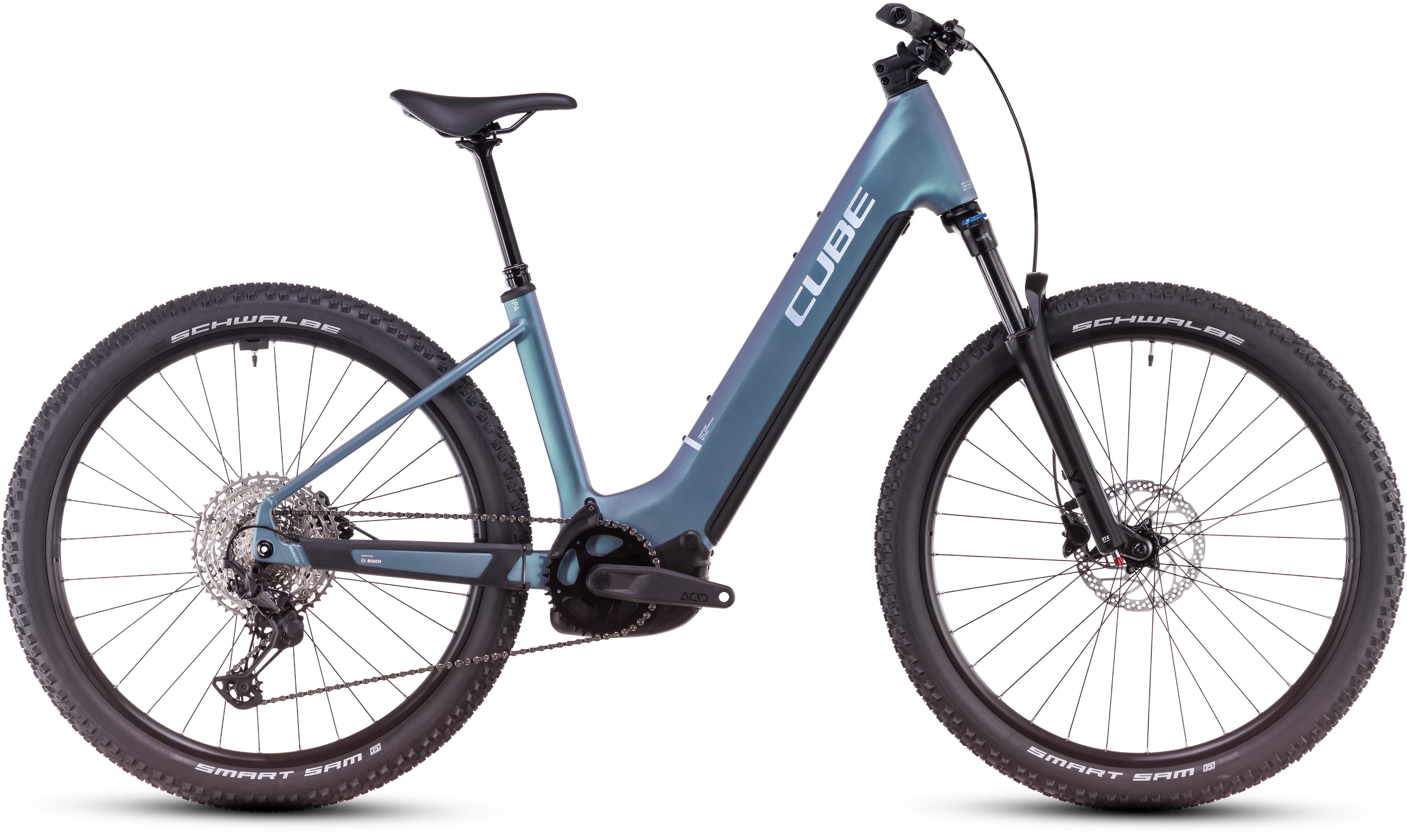 Cube Reaction Hybrid Pro 800 smaragdgrey´n´prism - Bikecenter Schager