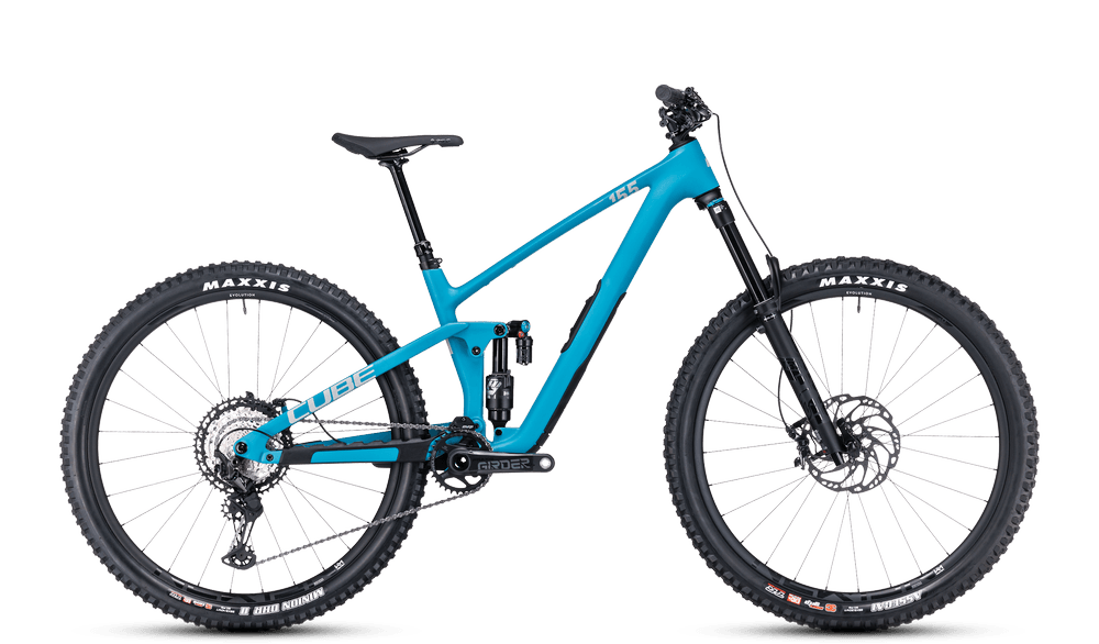 Cube Stereo ONE55 C:62 SLX 29 bondiblue´n´grey - Bikecenter Schager