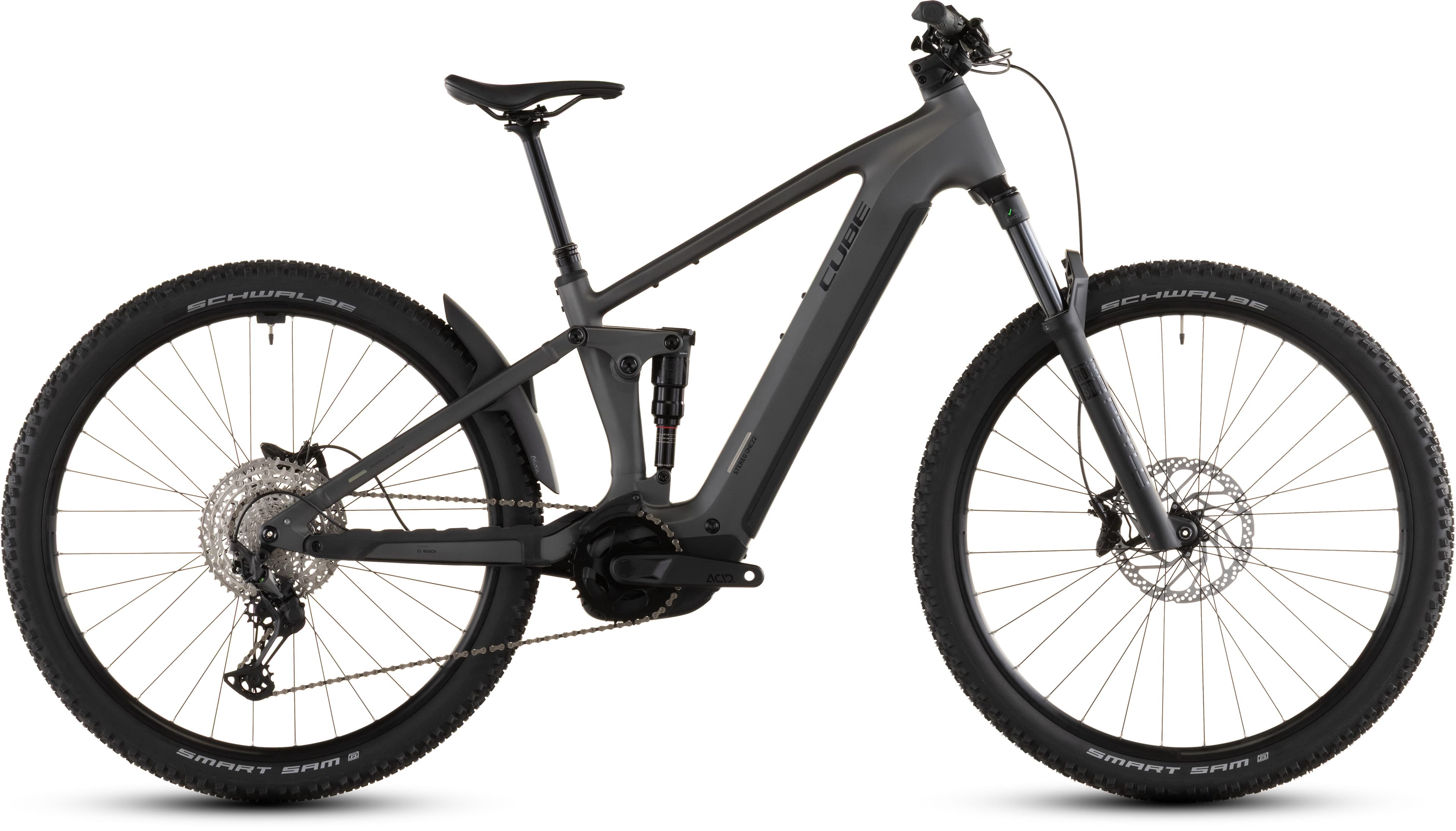 Cube Stereo Hybrid ONE22 Race 800 slabgrey´n´chrome - Bikecenter Schager