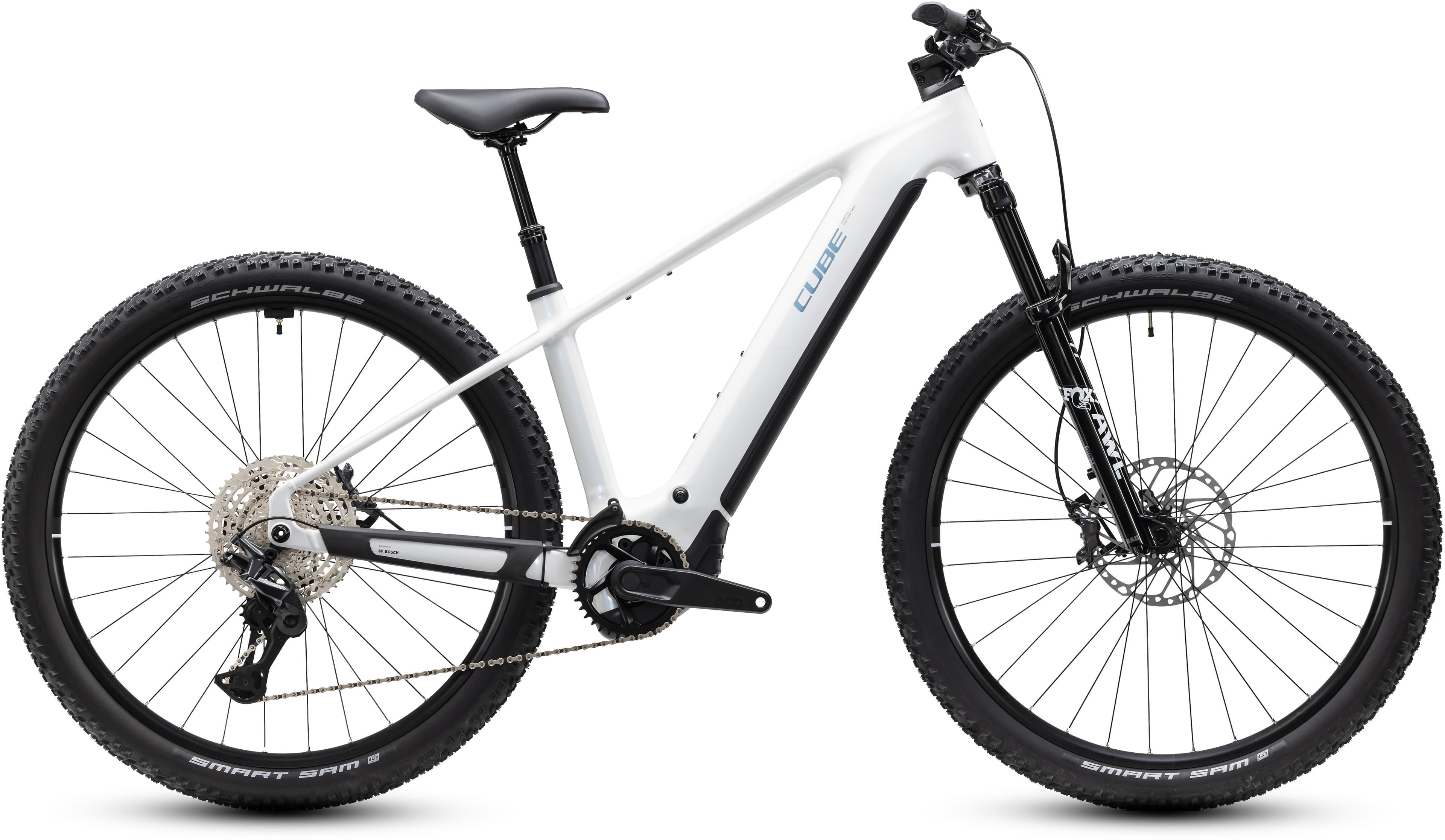 Cube Reaction Hybrid Race 800 snow´n´black - Bikecenter Schager