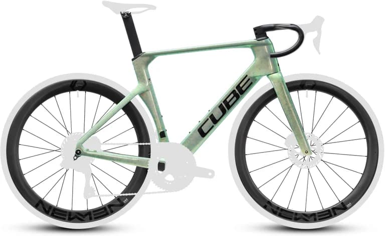 Cube Litening AERO C:68X Frameset genesisfibre´n´black - Produktbild