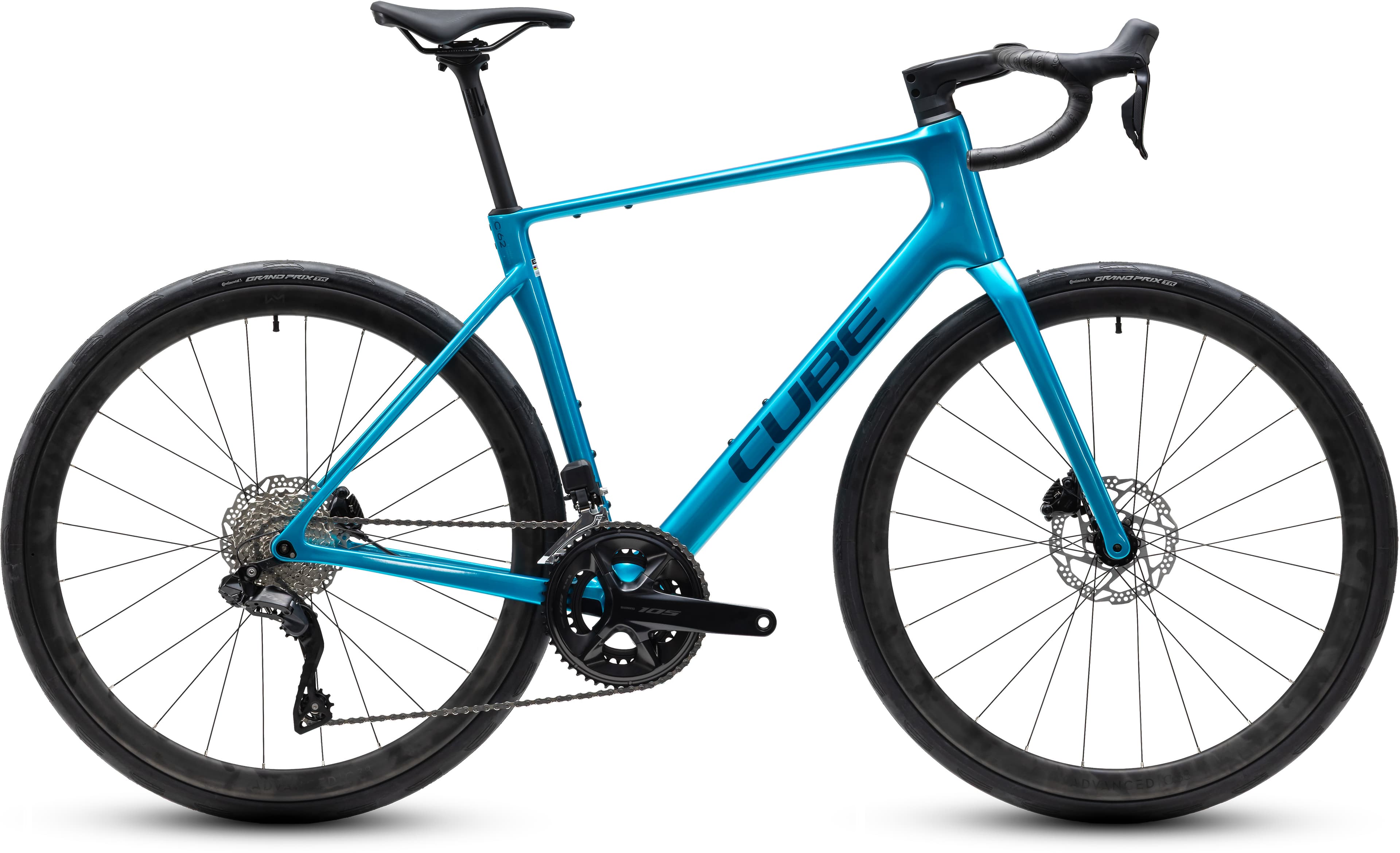 Cube Attain C:62 SLX bali´n´blue - Bikecenter Schager