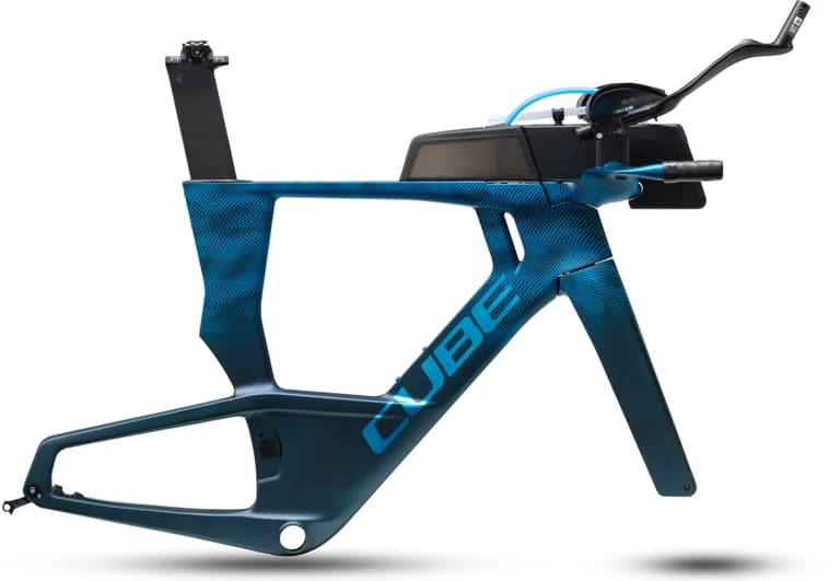 Cube Aerium C:68X Frameset liquidbluegrid´n´chrome - Produktbild